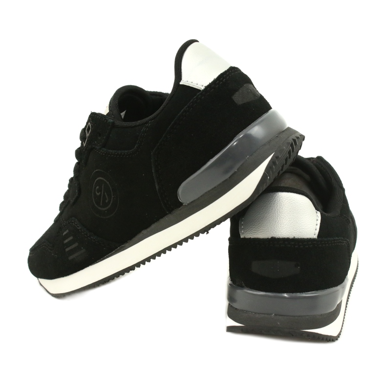 Cross Jeans Zapatos deportivos femeninos jeans cruzados negros II2R4028C 4