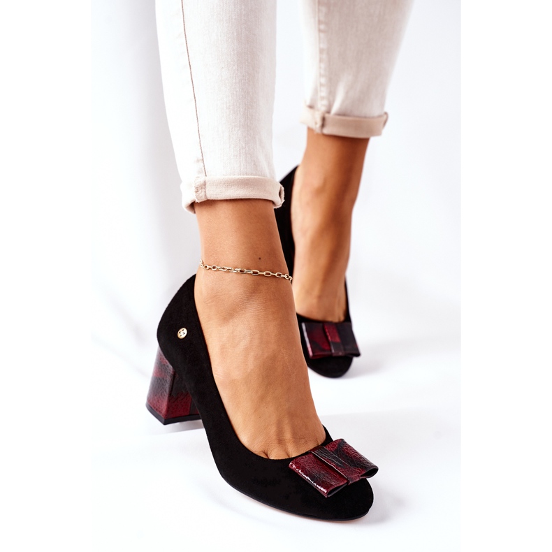 Salón Mujer Maciejka Suede Black 3356A-20 / 00-1 negro 2