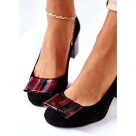 Salón Mujer Maciejka Suede Black 3356A-20 / 00-1 negro 4