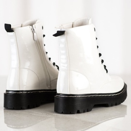 S. BARSKI Botas con cordones en la plataforma S.BARSKI blanco 4