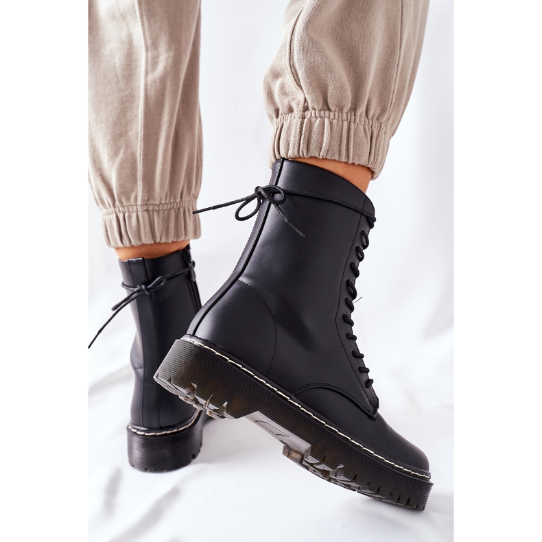 S.Barski Botas de trabajo para mujer Corydon negras negro 1 S.Barski Botas de trabajo para mujer Corydon negras negro 1