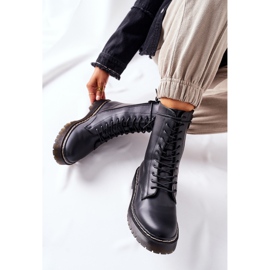 S.Barski Botas de trabajo para mujer Corydon negras negro 5