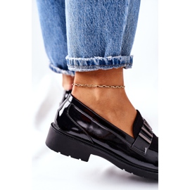 S.Barski Brogues de mujer lacados en negro Montius 4