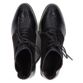 Botas Mujer Piel Filippo Negro DBT3034 / 21 BK 4 Botas Mujer Piel Filippo Negro DBT3034 / 21 BK 4