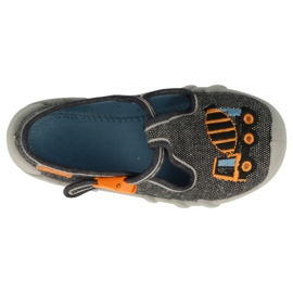 Calzado infantil befado 110P431 naranja gris 4