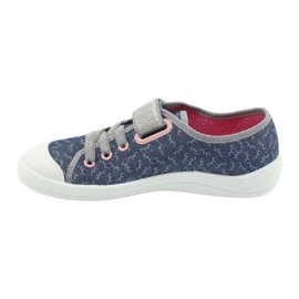Calzado infantil befado 251Y153 azul plata gris 2