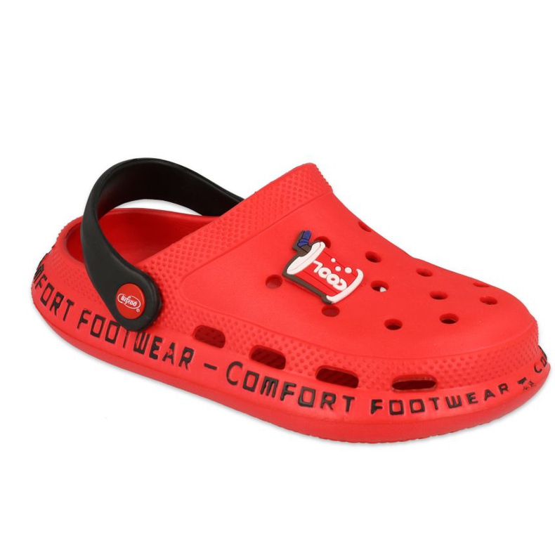 Pantuflas de espuma para niños Befado - rojo 159Y102 1