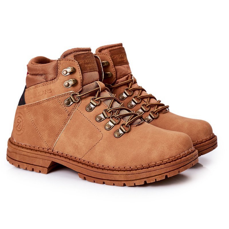 Zapatos Trekking Hombre Cross Jeans EE1R4031C Camel marrón 2 Zapatos Trekking Hombre Cross Jeans EE1R4031C Camel marrón 2