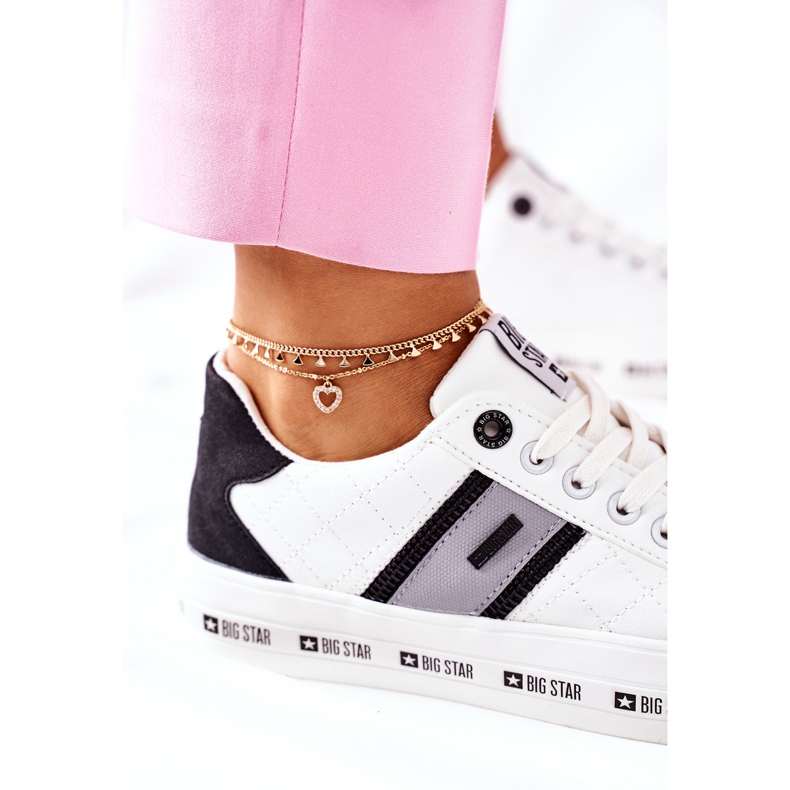 Zapatillas de cuero On The Big Star II274071 Plataforma blanca blanco 1