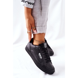 Zapatillas de Mujer en Piel Memory Foam Big Star II274320 Negro 2 Zapatillas de Mujer en Piel Memory Foam Big Star II274320 Negro 2