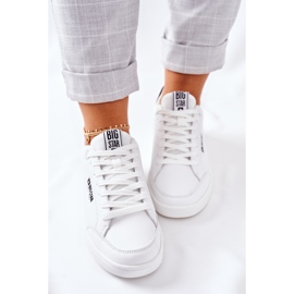 Zapatillas de Mujer en Piel Memory Foam Big Star II274319 Blanco 5