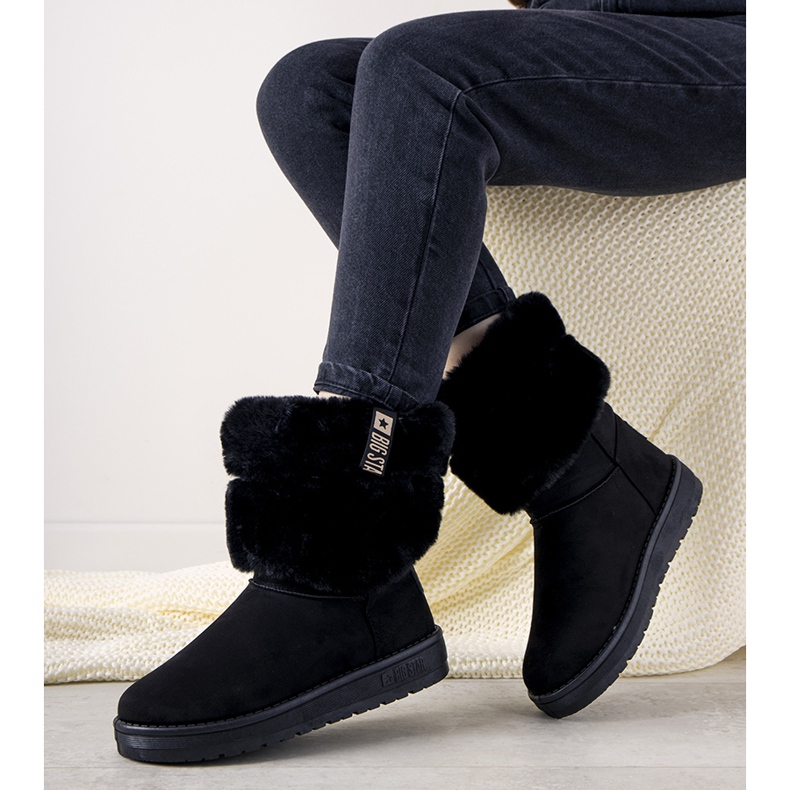 Botas de nieve Big Star negras para mujer Drave II 274123 negro 1 Botas de nieve Big Star negras para mujer Drave II 274123 negro 1