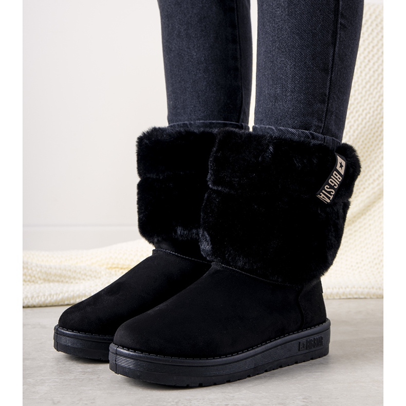 Botas de nieve Big Star negras para mujer Drave II 274123 negro 2 Botas de nieve Big Star negras para mujer Drave II 274123 negro 2