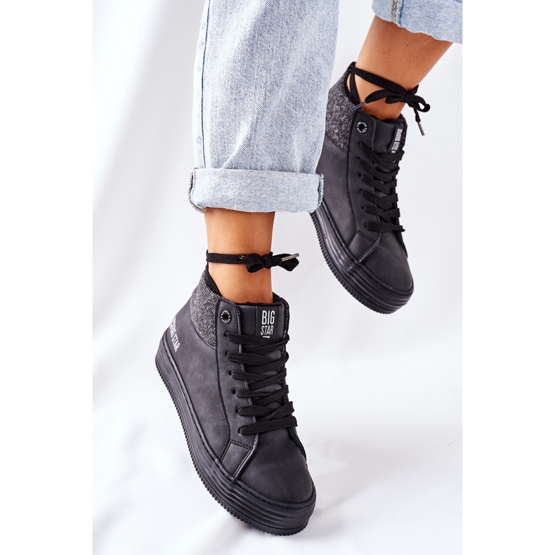 Zapatillas de deporte con aislamiento alto Big Star II274147 Negro 2