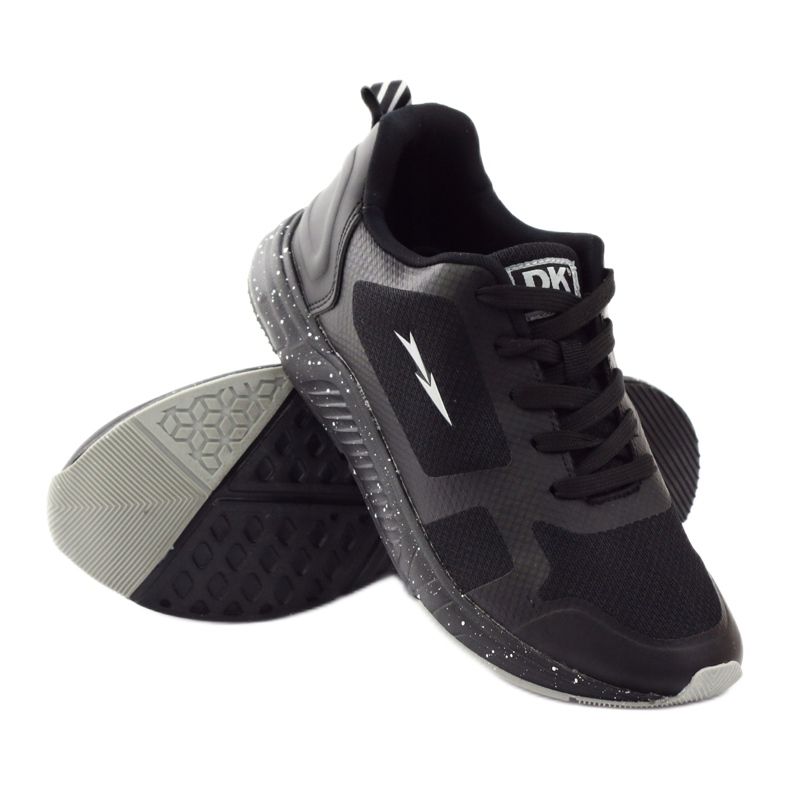Deportiva mujer atada DK 17049 negra negro 3 Deportiva mujer atada DK 17049 negra negro 3