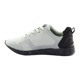DK Zapatos deportivos femeninos empatados 17049 gris negro 2 DK Zapatos deportivos femeninos empatados 17049 gris negro 2