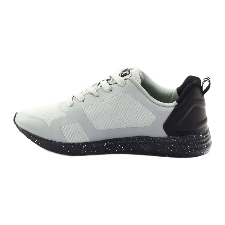 DK Zapatos deportivos femeninos empatados 17049 gris negro 2 DK Zapatos deportivos femeninos empatados 17049 gris negro 2