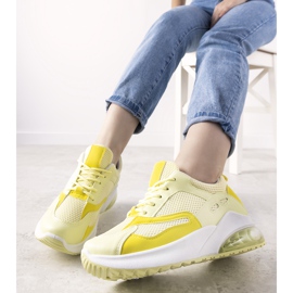 Deportivas Marcon amarillo pastel 1