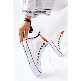Zapatillas altas On The Big Star II274014 White Platform blanco 9