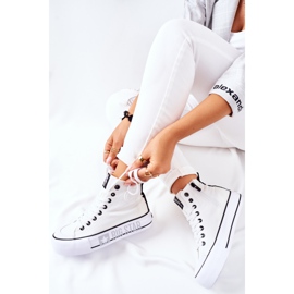 Zapatillas altas On The Big Star II274014 White Platform blanco 8