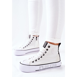 Zapatillas altas On The Big Star II274014 White Platform blanco 11