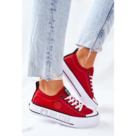 Zapatillas On the Big Star II274025 Red platform rojo 3