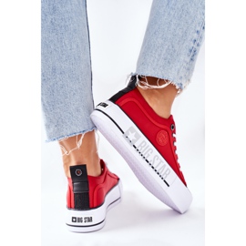 Zapatillas On the Big Star II274025 Red platform rojo 5