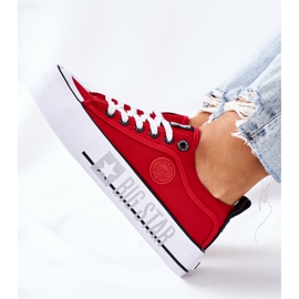 Zapatillas On the Big Star II274025 Red platform rojo 8