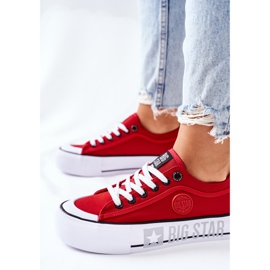 Zapatillas On the Big Star II274025 Red platform rojo 9