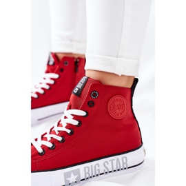 Zapatillas altas On The Big Star II274018 Red Platform rojo 5