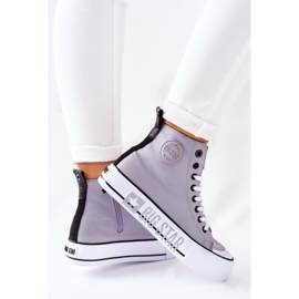 Zapatillas altas On The Big Star II274016 Grey Platform gris 13