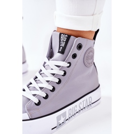 Zapatillas altas On The Big Star II274016 Grey Platform gris 16