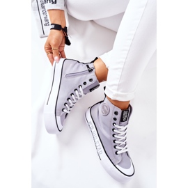 Zapatillas altas On The Big Star II274016 Grey Platform gris 1