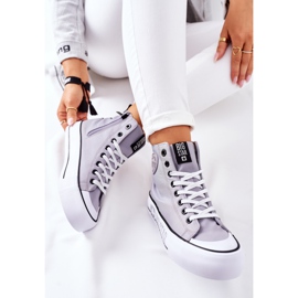 Zapatillas altas On The Big Star II274016 Grey Platform gris 2