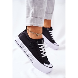 Zapatillas On The Big Star II274019 Negro Plataforma 4