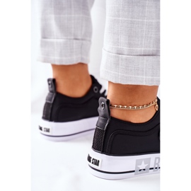Zapatillas On The Big Star II274019 Negro Plataforma 7