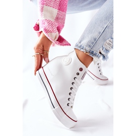 Zapatillas de cuero con cuña Cross Jeans II2R4024 Blanco 7