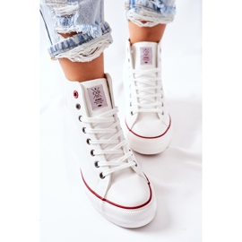 Zapatillas de cuero con cuña Cross Jeans II2R4024 Blanco 5