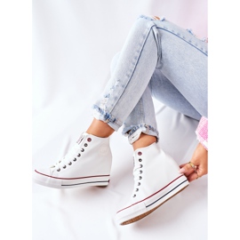 Zapatillas de cuero con cuña Cross Jeans II2R4024 Blanco 12