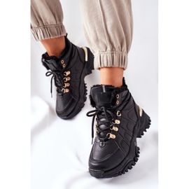 BM Trappers negros aislados Hareshaw para mujer 5