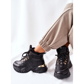 BM Trappers negros aislados Hareshaw para mujer 9