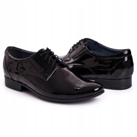 Bednarek Polish Shoes Pantuflas Bednarek de Hombre Piel Lacada Negra negro 3