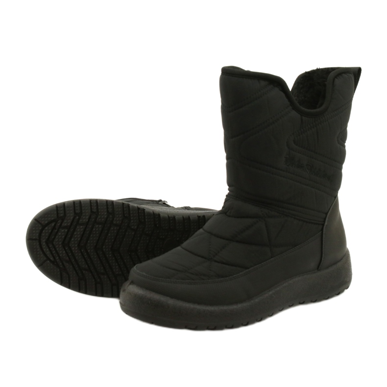 Evento Botas de nieve para mujeres Noticias resistentes al agua 21SN26-4276 Negro 7