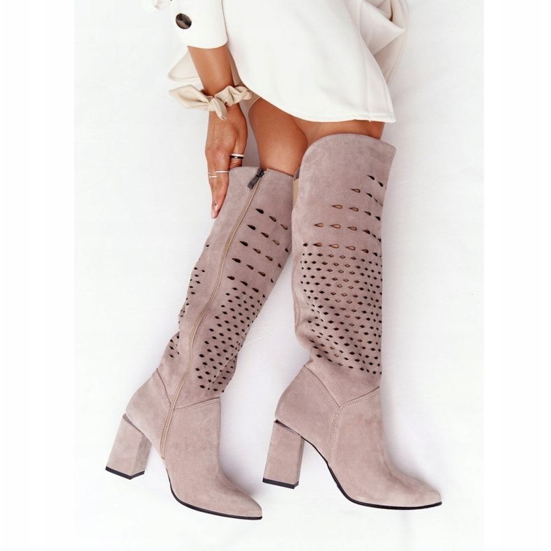 Botas caladas Lewski Shoes 2847 / B Beżowe beige 1