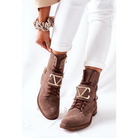 Botas Mujer Ante Marrón Nicole 2676 3