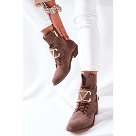 Botas Mujer Ante Marrón Nicole 2676 6