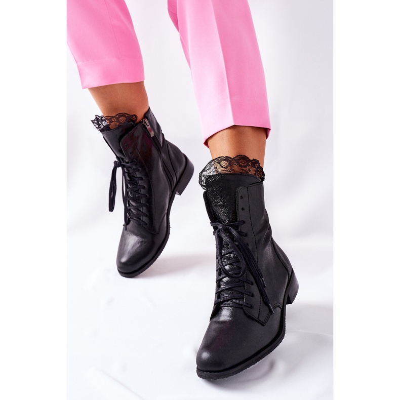 Botas Calientes Mujer Piel Nicole Black 2193 negro 2