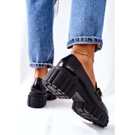 Mocasines Mujer Mocasines Piel Negro Laura Messi 2339 5