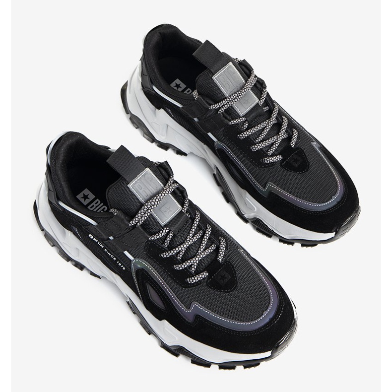 Zapatillas negras Big Star Tiger para hombre negro 1
