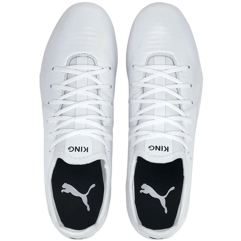 Botas de fútbol Puma King Pro Fg M 105608 05 blanco blanco 1